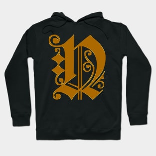 Golden Letter N Hoodie